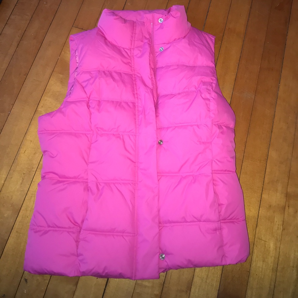 hot pink bubble vest